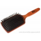 Plaukų šepetys medinis, naturalus dantukai Eurostil 00328